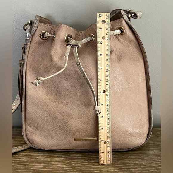 Brahmin Soft Leather & Alligator Embossed Leather Crossbody - Picture 12 of 15